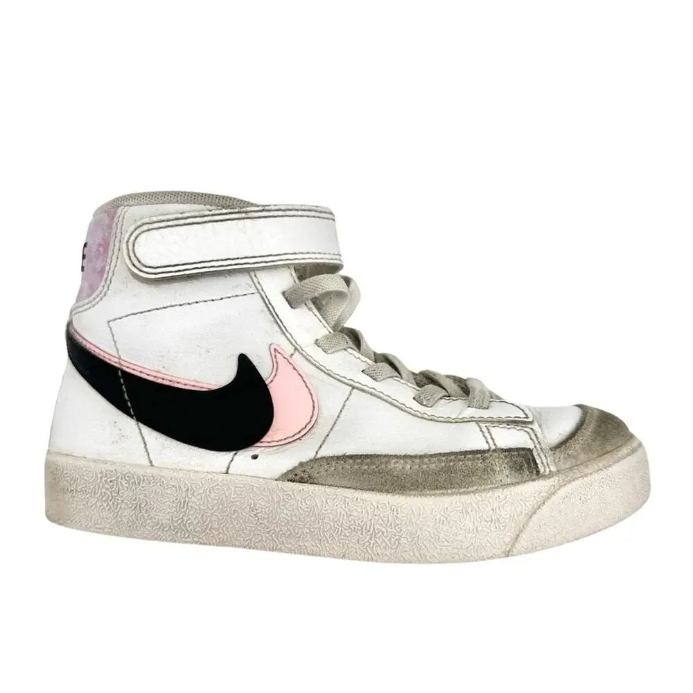 Nike Blazer Mid 77 SE Double Swoosh White Arctic Punch Toddler - size